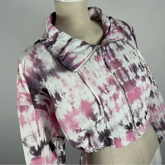 💕 Bershka tie  dye jacket S NWOT - Picture 8 of 14